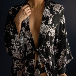 Spiritual Gangster Maya Kimono Floral Boho Robe